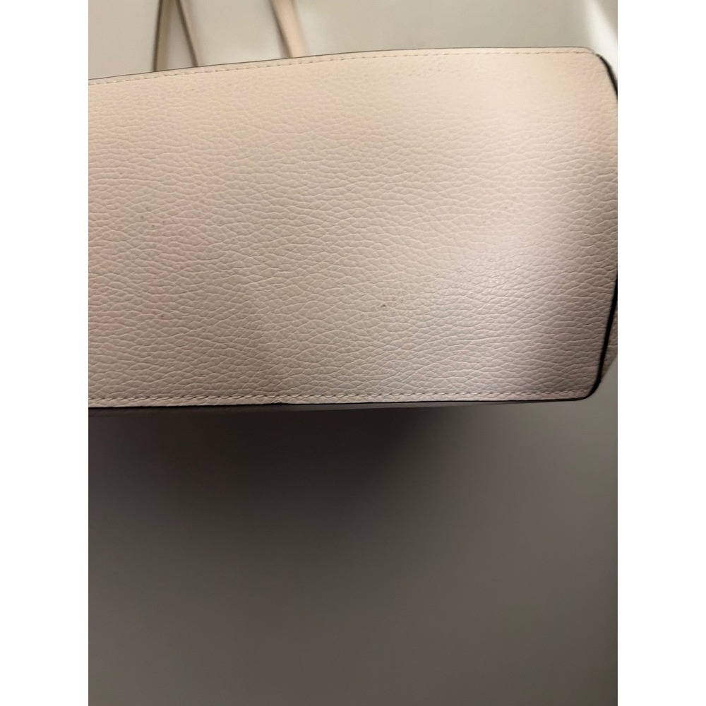 Coach Tote Chalk White Pebbled Leather Shoulder Bag L2273-1671 - Picture 15 of 15